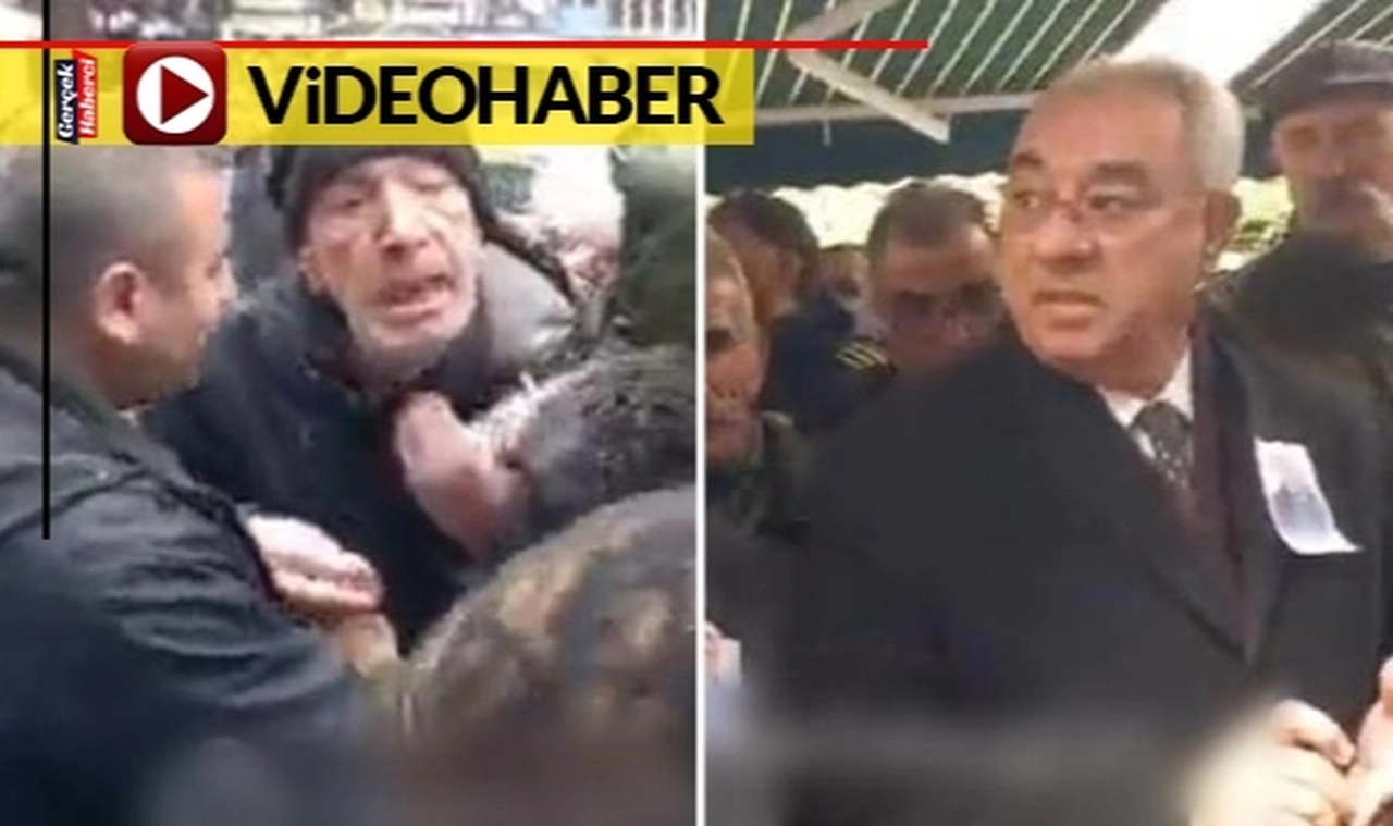 Önder Aksakal, cenazede protesto edildi: “Üç koltuğa partiyi sattılar, utanmadan buraya geliyorlar”