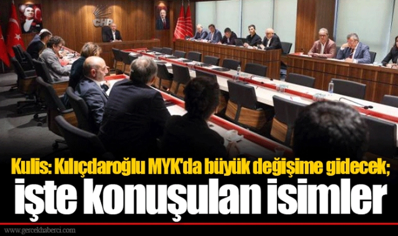 Kulis: Kılıçdaroğlu MYK'da büyük değişime gidecek; işte konuşulan isimler