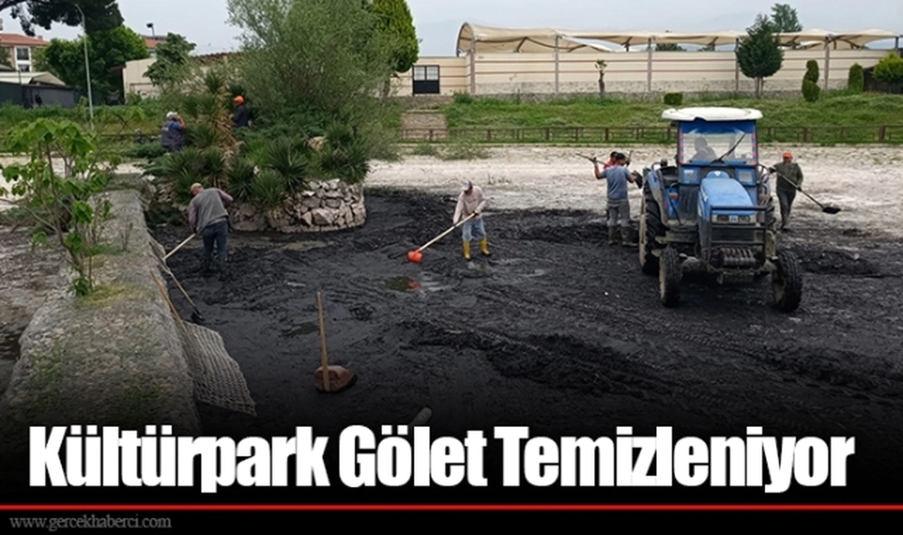 Kültürpark Gölet Temizleniyor 