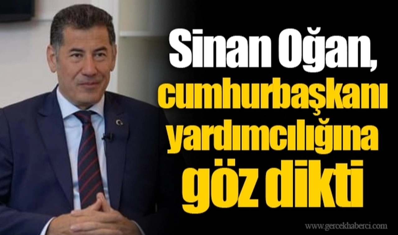 Sinan Oğan, cumhurbaşkanı yardımcılığına göz dikti