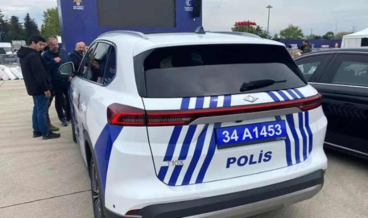 Togg marka polis aracı hizmete girdi