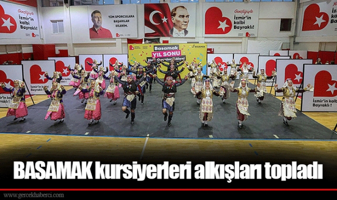 BASAMAK kursiyerleri alkışları topladı