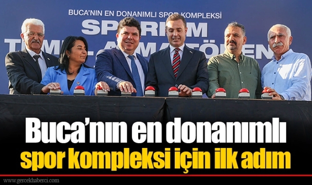 Buca’nın en donanımlı spor kompleksi için ilk adım 