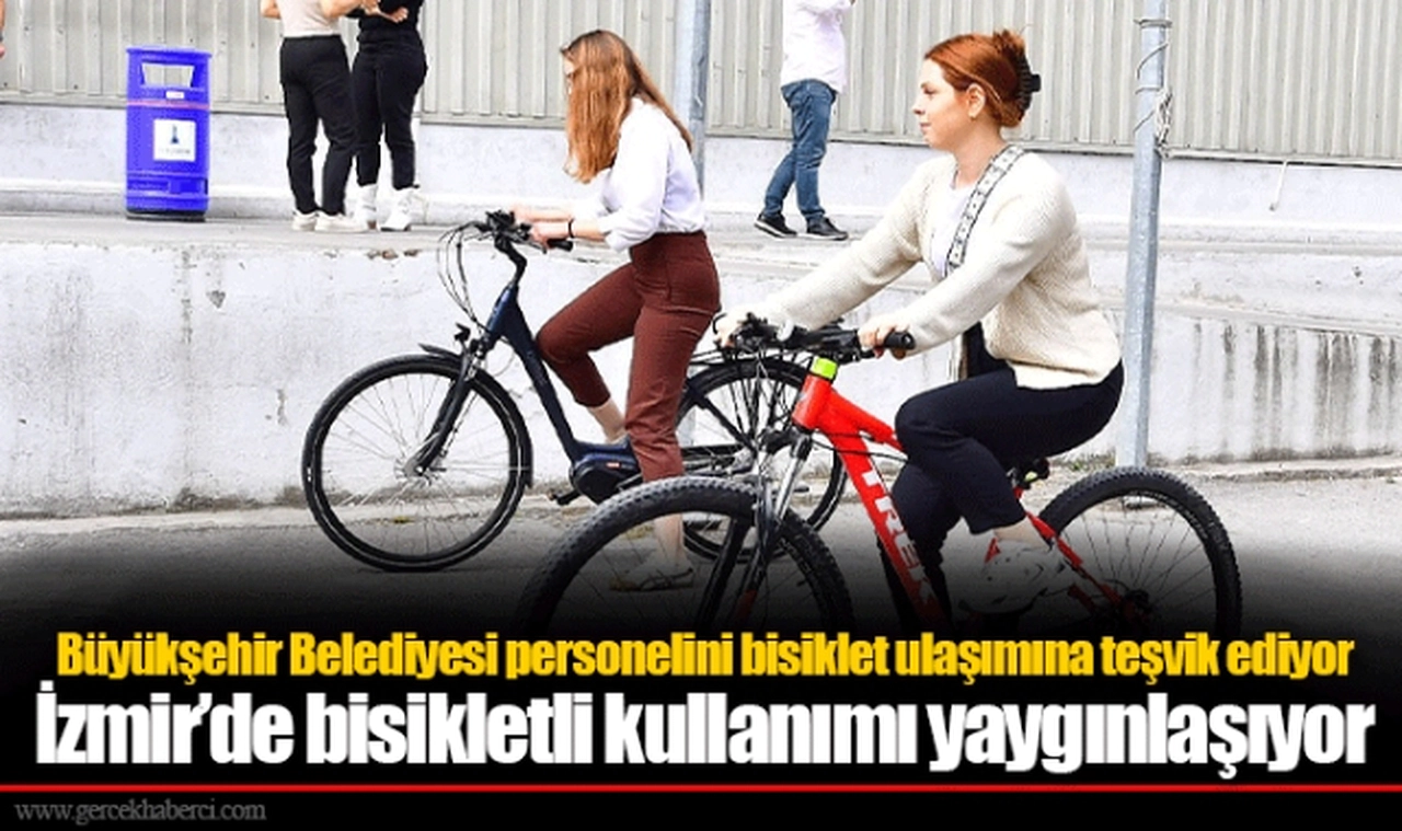 Büyükşehir Belediyesi personelini bisiklet ulaşımına teşvik ediyor