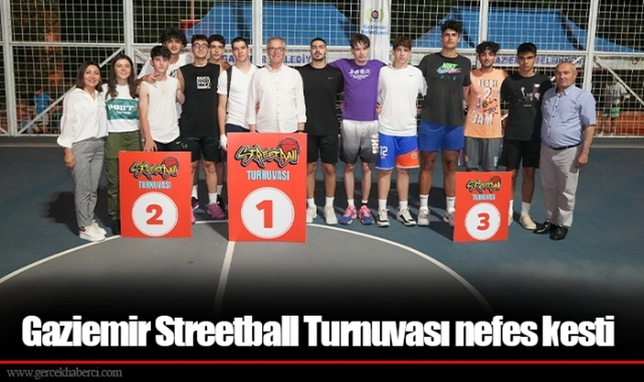 Gaziemir Streetball Turnuvası nefes kesti