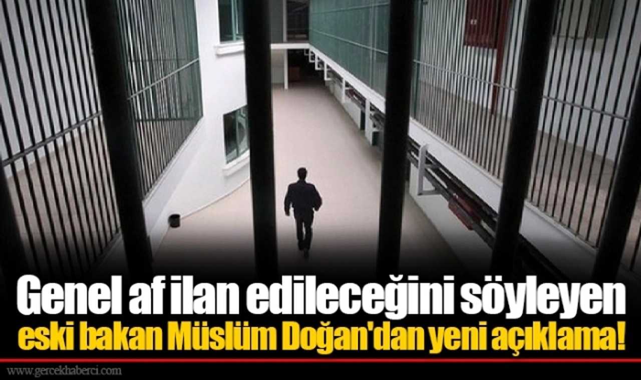 Genel af ilan edileceğini söyleyen eski bakan Müslüm Doğan'dan yeni açıklama!