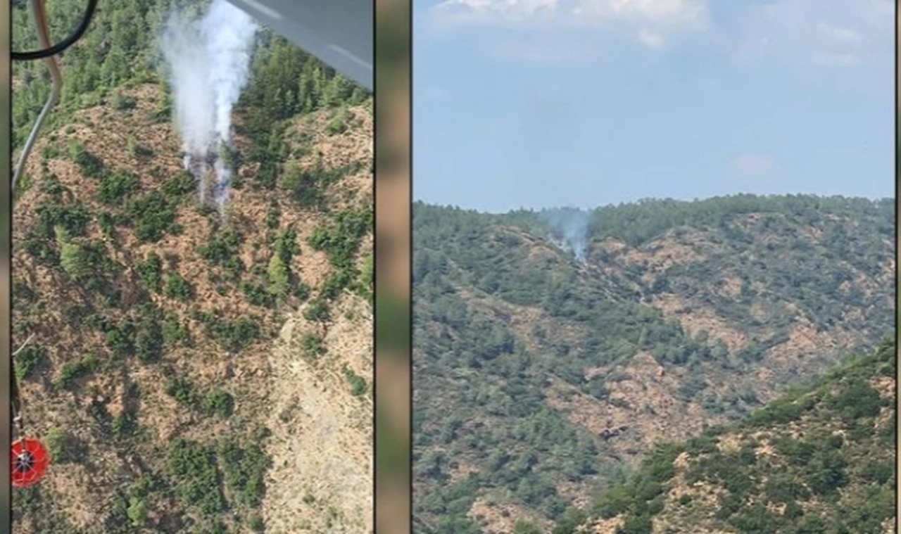 Marmaris'te korkutan orman yangını! Karadan ulaşılamayan bölgede başladı, uçaklar ve helikopterler devreye girdi
