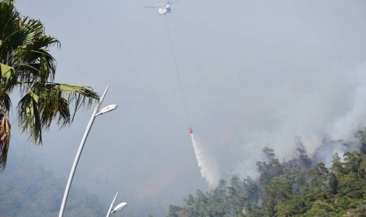 Marmaris’teki orman yangınıyla ilgili gözaltına alınan kişi serbest bırakıldı