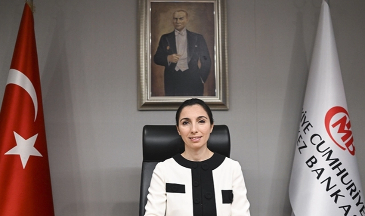 Merkez Bankası Başkanı Hafize Gaye Erkan'ın makam odasından ilk fotoğraf