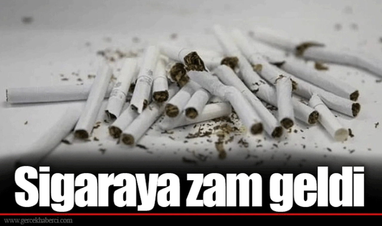 Sigaraya zam geldi