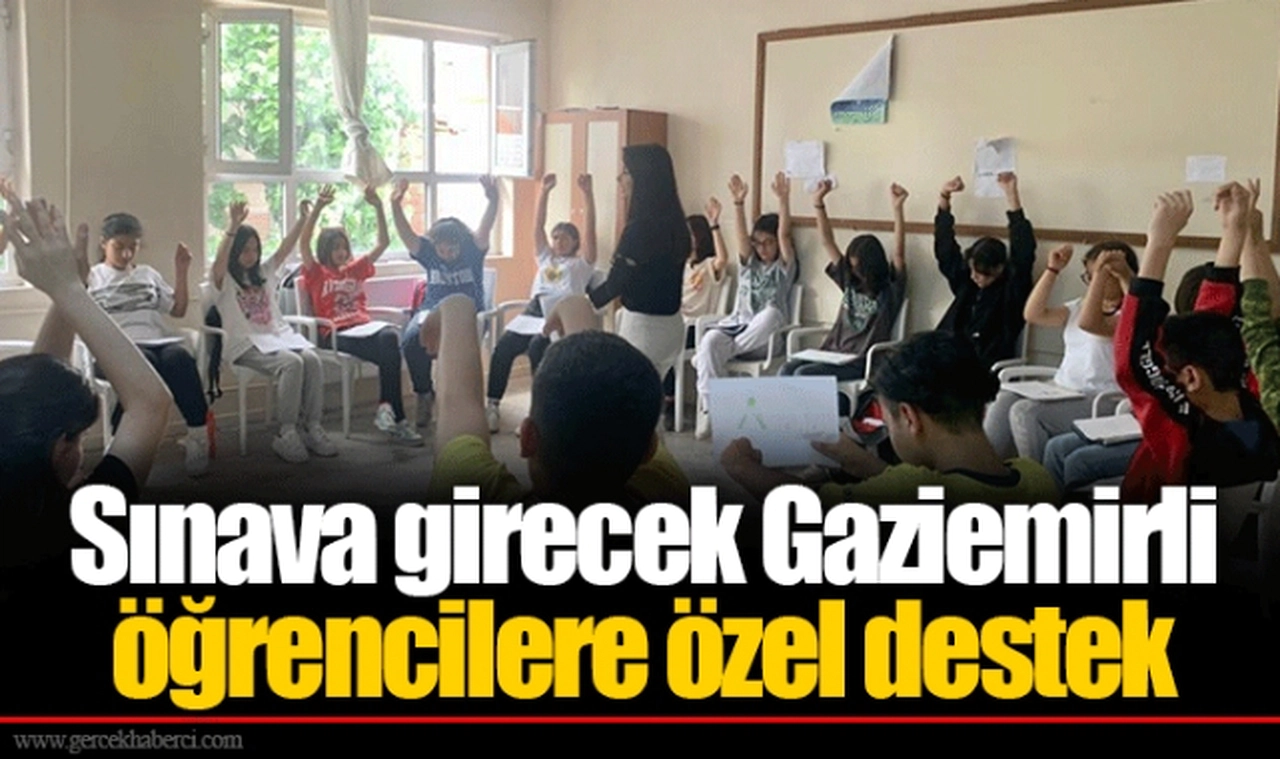 Sınava girecek Gaziemirli öğrencilere özel destek