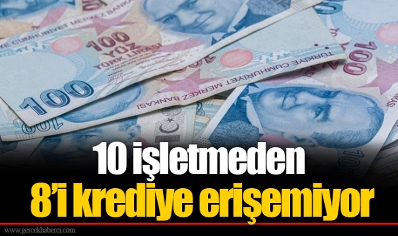 10 işletmeden 8’i krediye erişemiyor