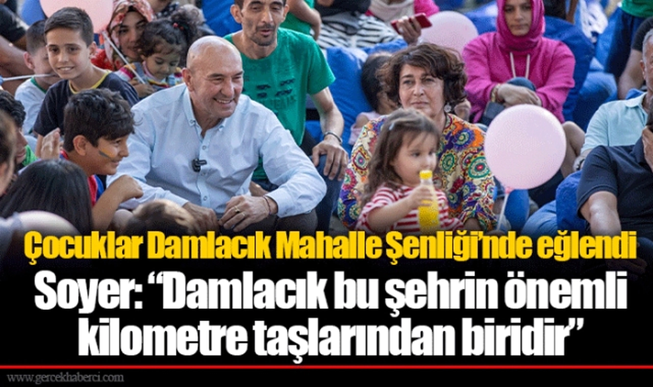 Çocuklar Damlacık Mahalle Şenliği’nde eğlendi