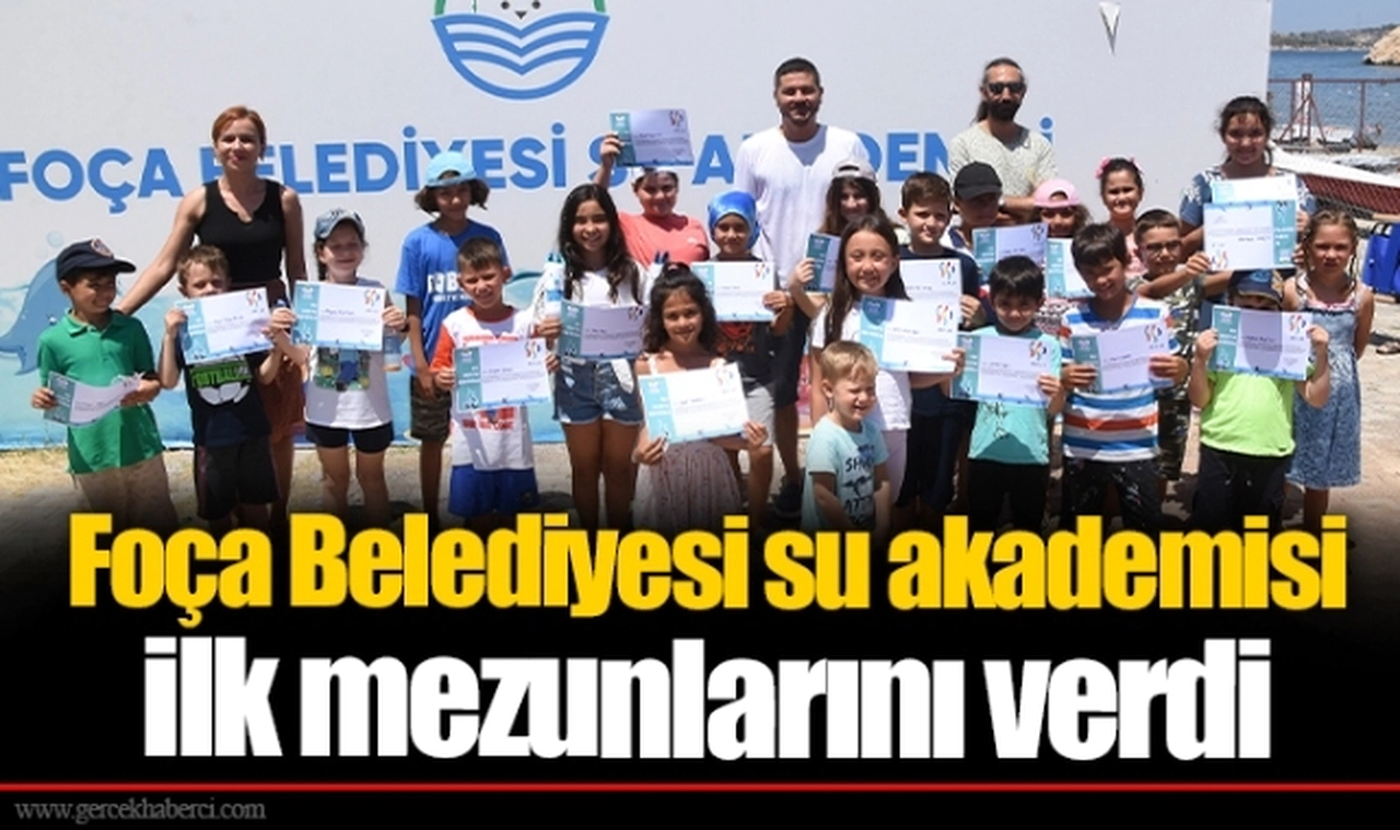 Foça Belediyesi su akademisi ilk mezunlarını verdi