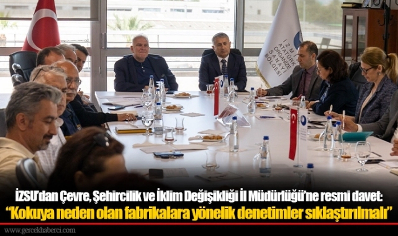 İZSU’dan Çevre, Şehircilik ve İklim Değişikliği İl Müdürlüğü’ne resmi davet: “Kokuya neden olan fabrikalara yönelik denetimler sıklaştırılmalı” 