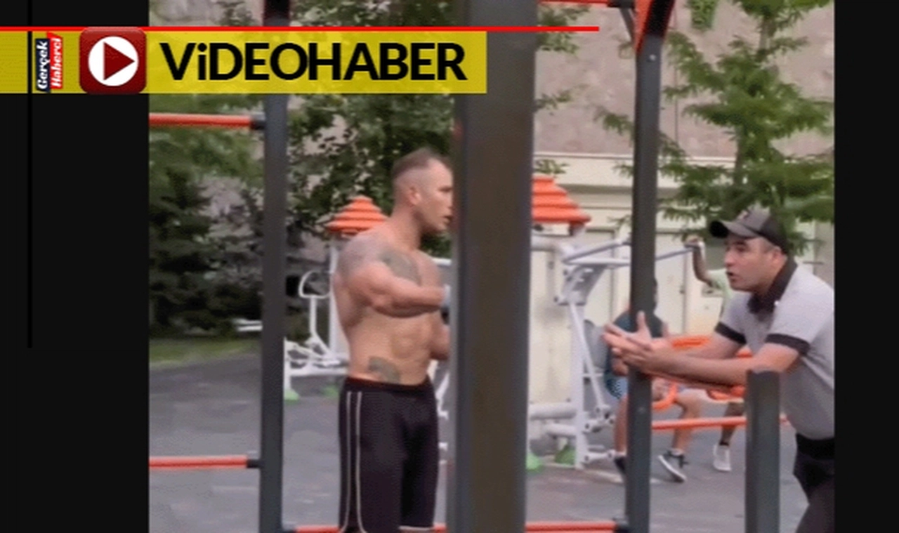 Tişörtsüz spor yapan erkekleri güvenliğe şikayet ettiler! “Canın mı çekiyor birader bizi…”