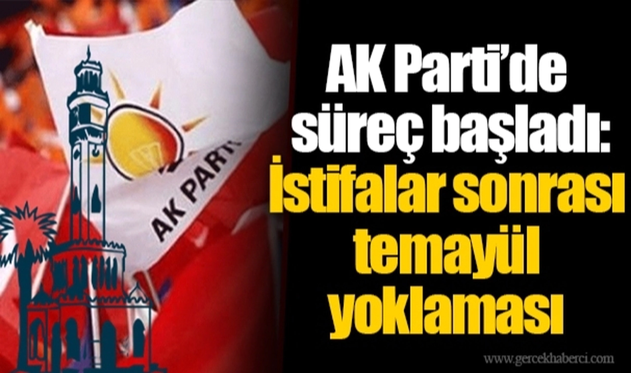 AK Parti’de süreç başladı:  İstifalar sonrası temayül yoklaması