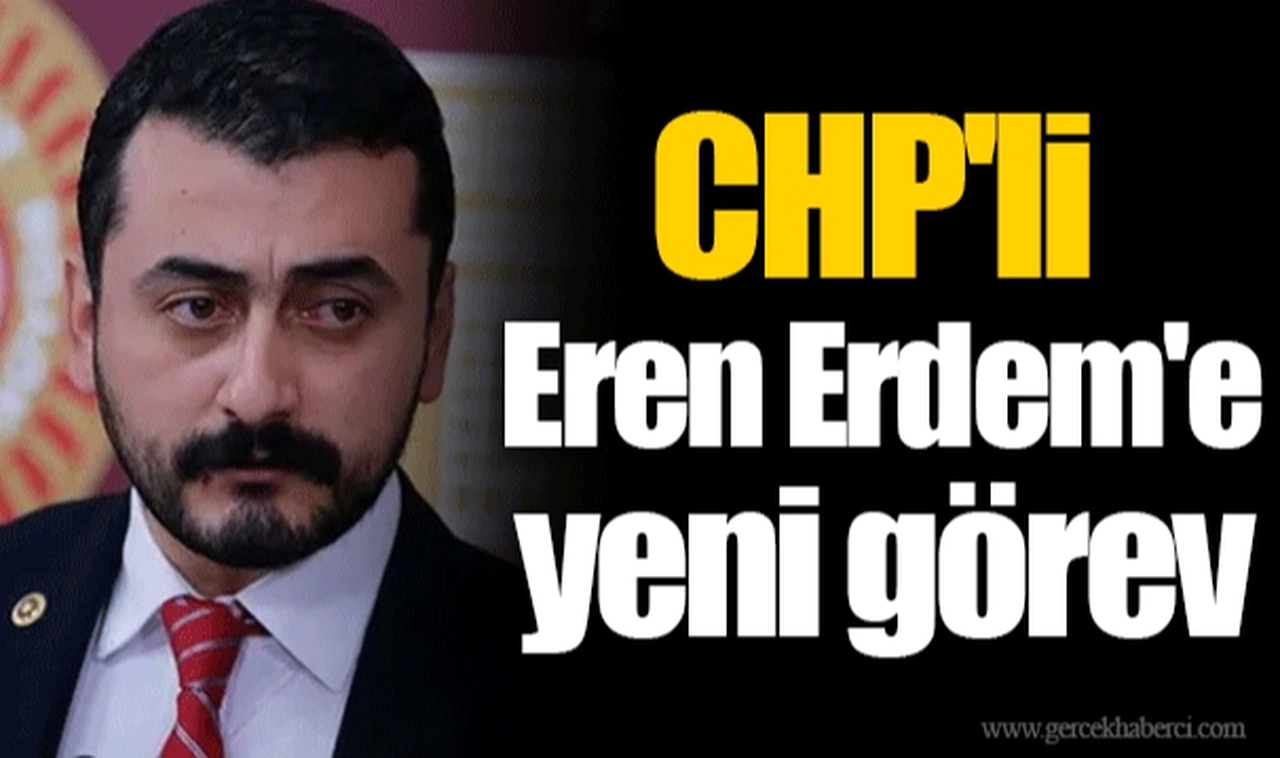 CHP'li Eren Erdem'e yeni görev