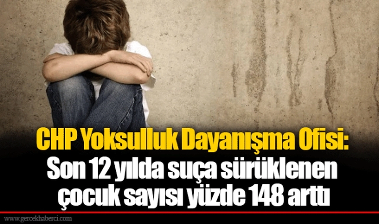 CHP Yoksulluk Dayanışma Ofisi: Son 12 yılda suça sürüklenen çocuk sayısı yüzde 148 arttı