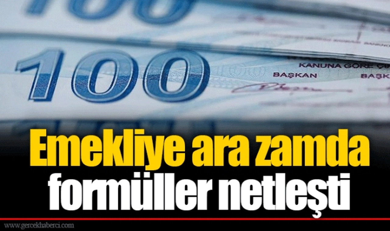 Emekliye ara zamda formüller netleşti