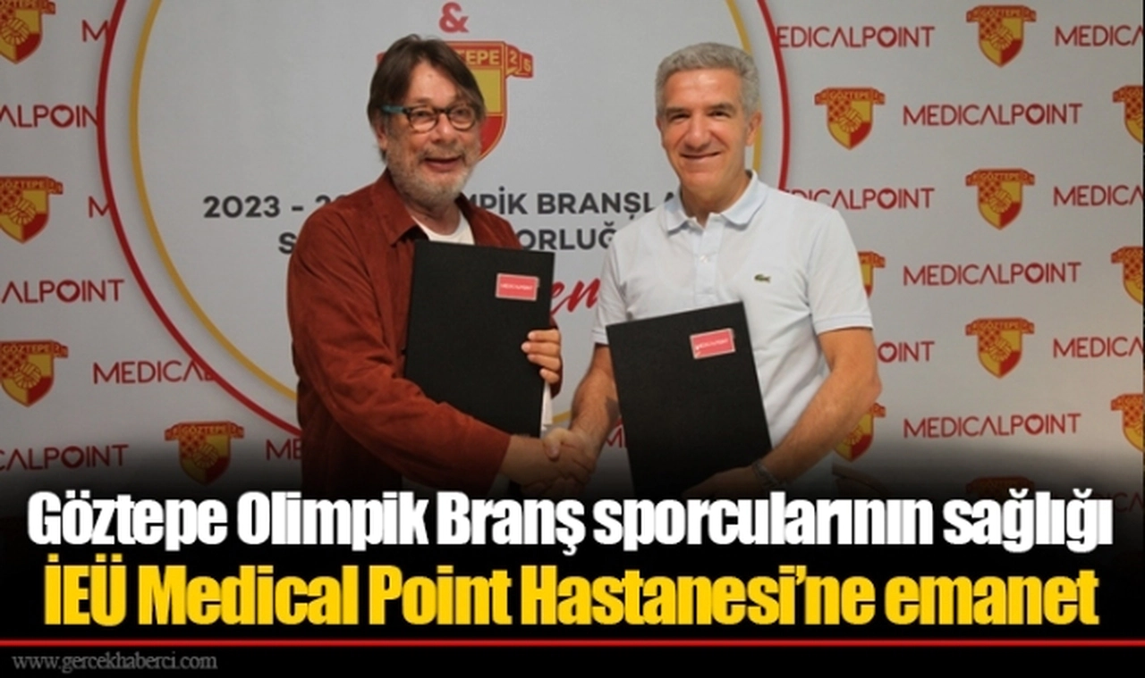 Göztepe Olimpik Branş sporcularının sağlığı İEÜ Medical Point Hastanesi’ne emanet