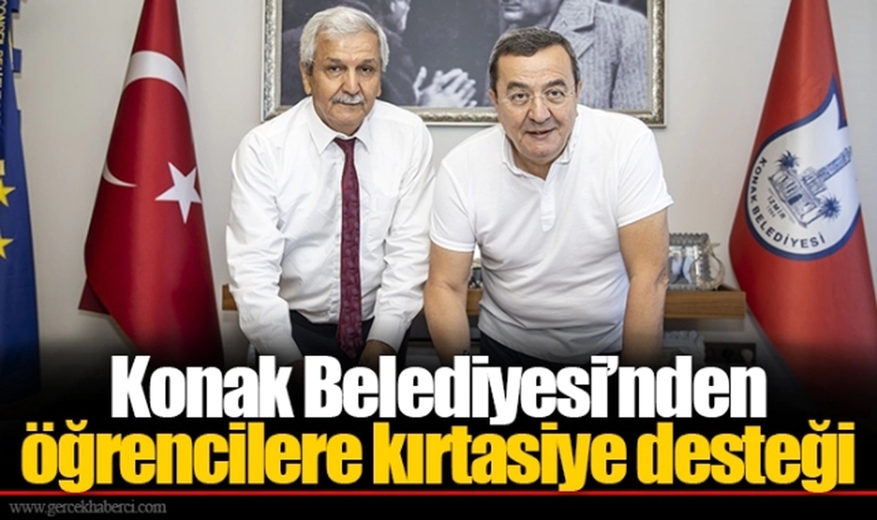Konak Belediyesi’nden öğrencilere kırtasiye desteği