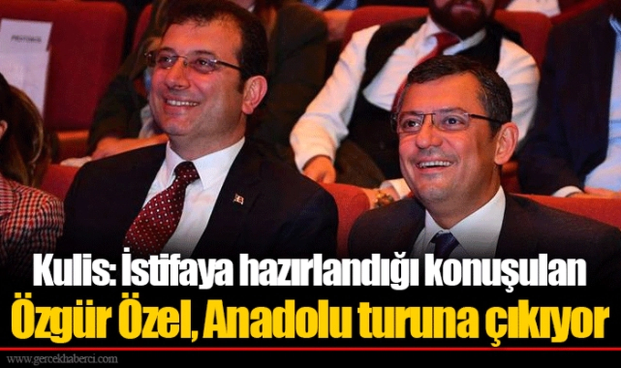 Kulis: İstifaya hazırlandığı konuşulan Özgür Özel, Anadolu turuna çıkıyor
