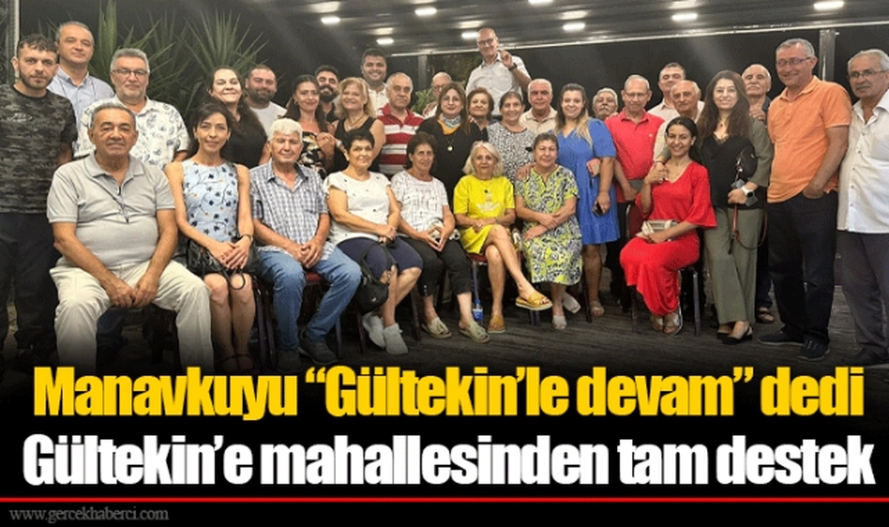 Manavkuyu “Gültekin’le devam” dedi