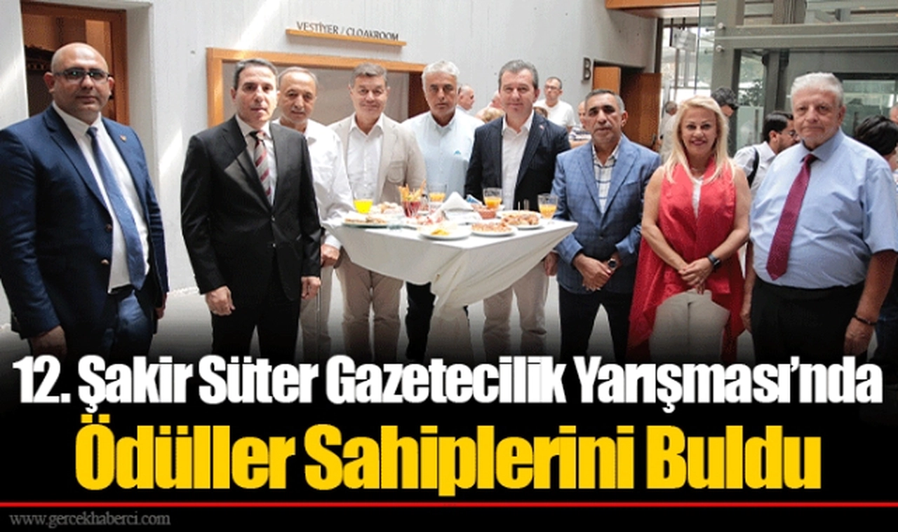 12. Şakir Süter Gazetecilik Yarışması’nda Ödüller Sahiplerini Buldu 