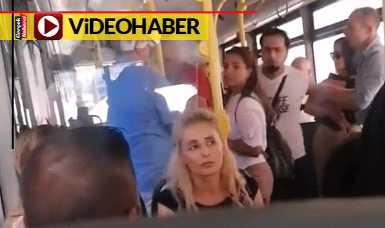 Bir kadın otobüste 'Ülkemi lezbiyen yapamayacaksınız' diyerek sinir krizi geçirdi