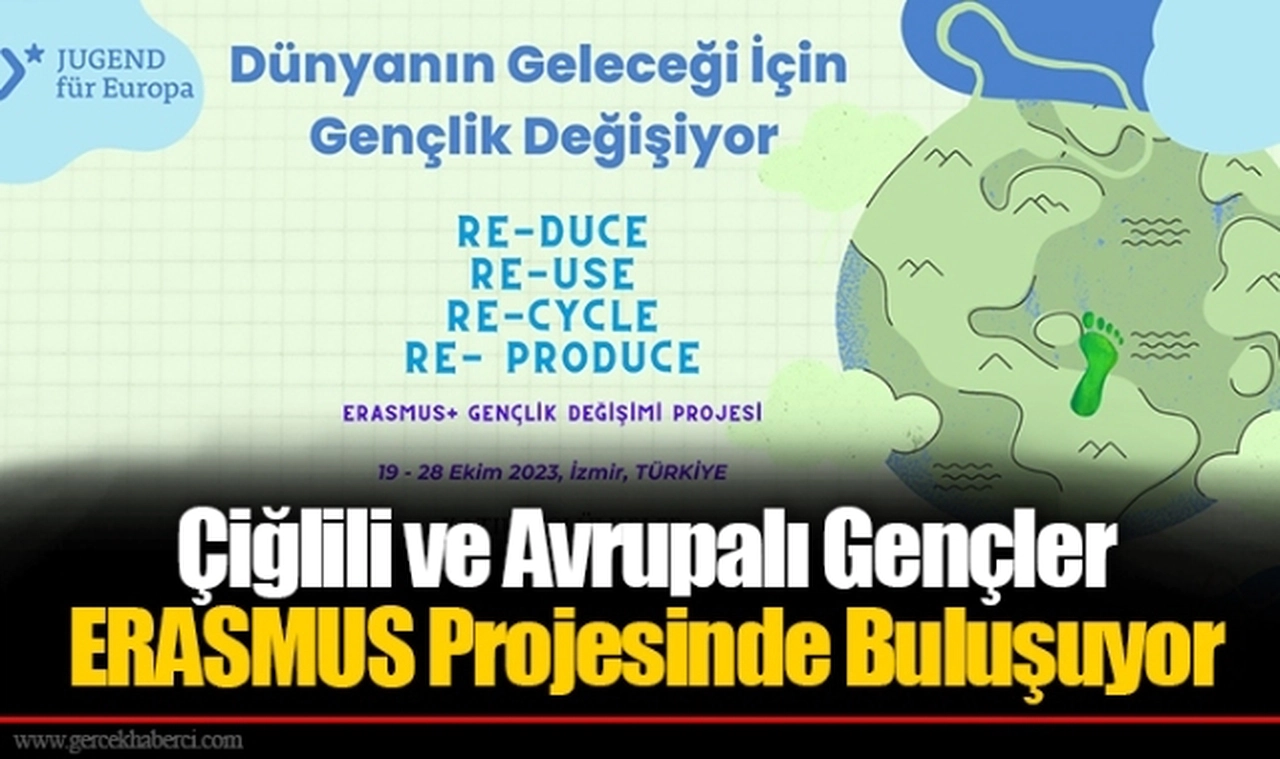 Çiğlili ve Avrupalı Gençler ERASMUS Projesinde Buluşuyor