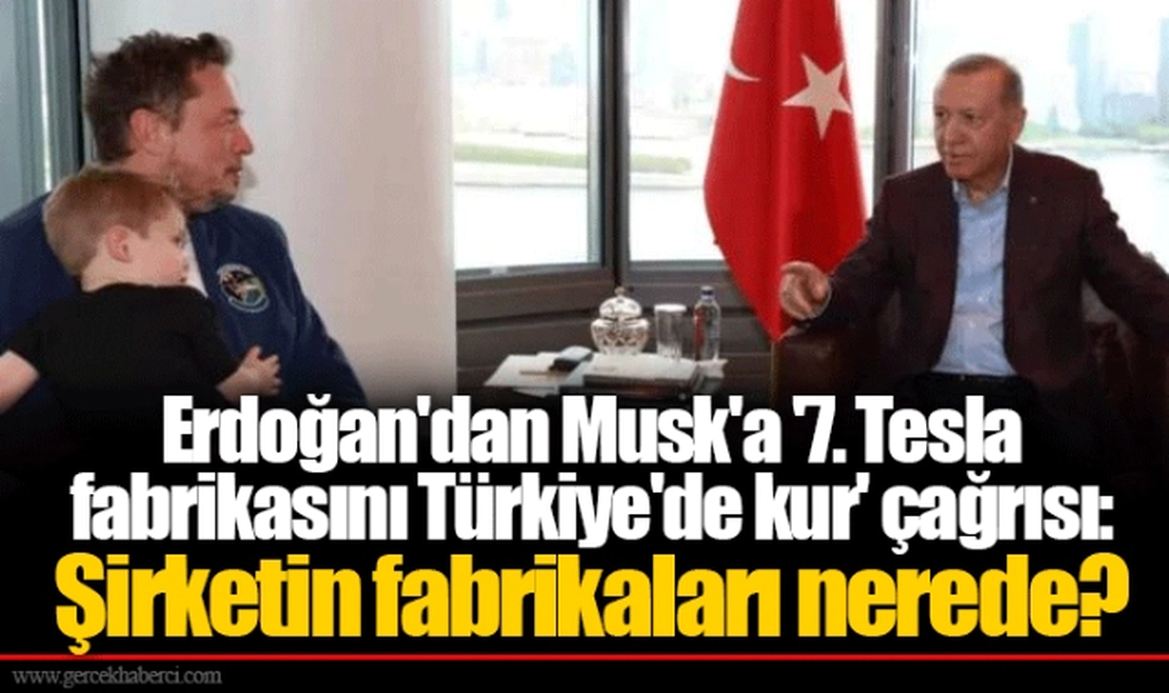 Erdoğan'dan Musk'a '7. Tesla fabrikasını Türkiye'de kur' çağrısı: Şirketin fabrikaları nerede?