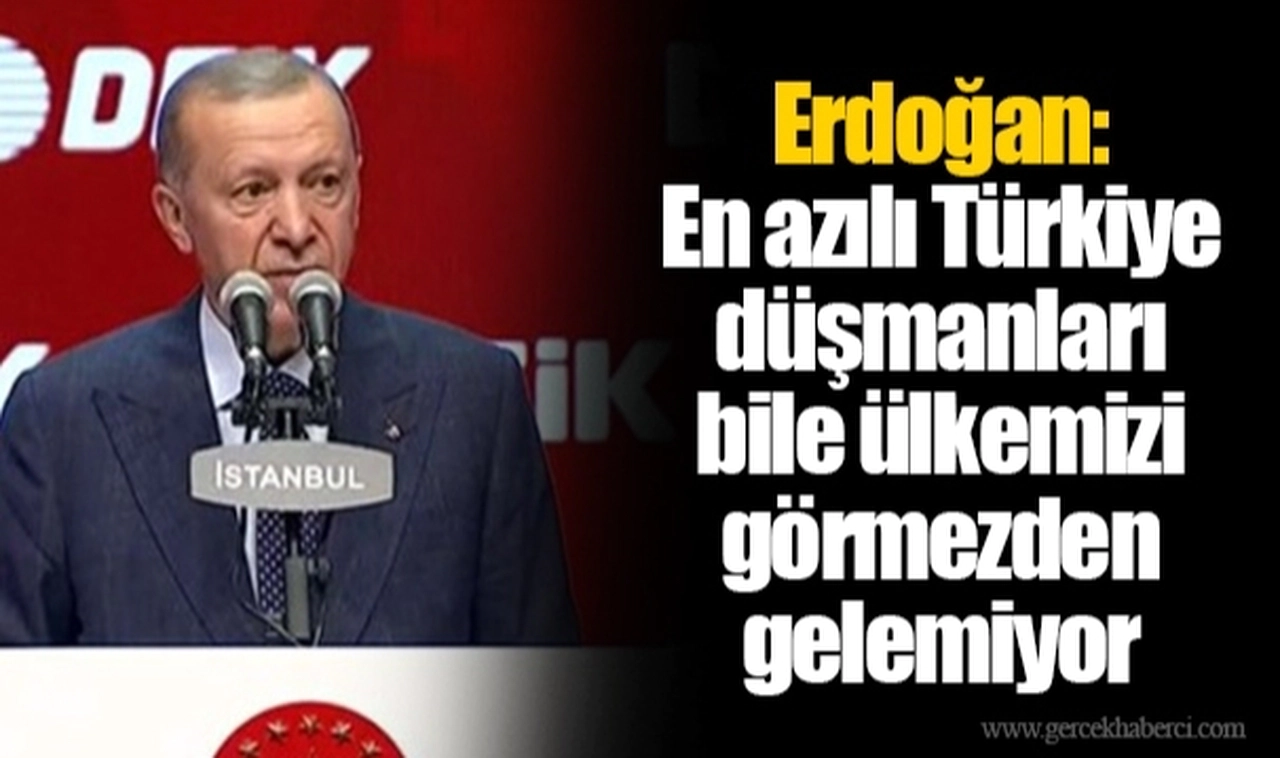 Erdoğan: En azılı Türkiye düşmanları bile ülkemizi görmezden gelemiyor
