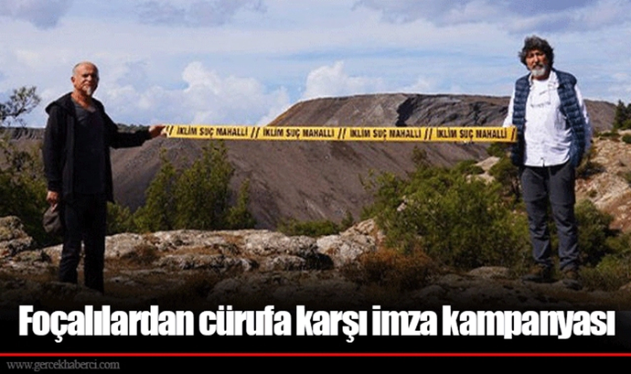 Foçalılardan cürufa karşı imza kampanyası