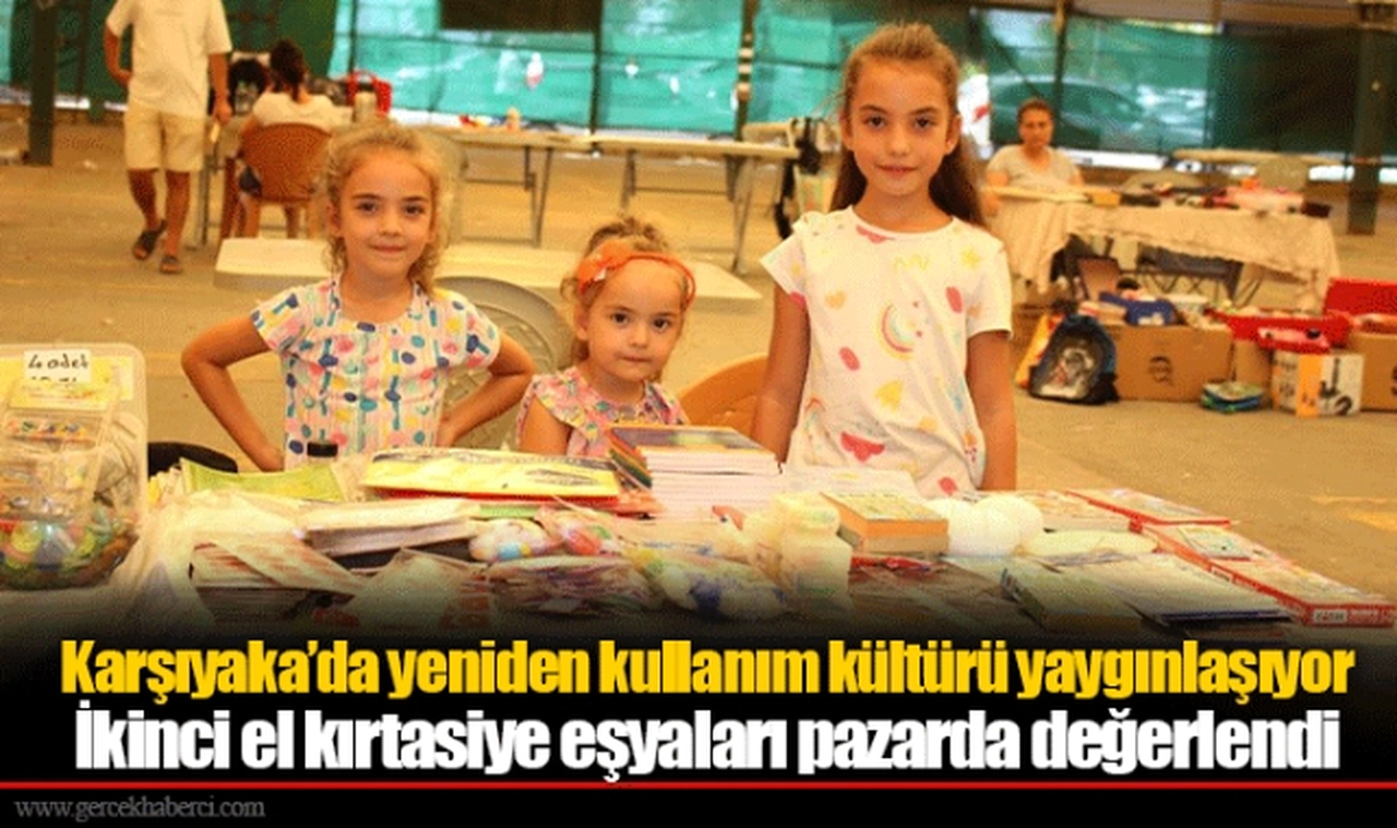 İkinci el kırtasiye eşyaları pazarda değerlendi