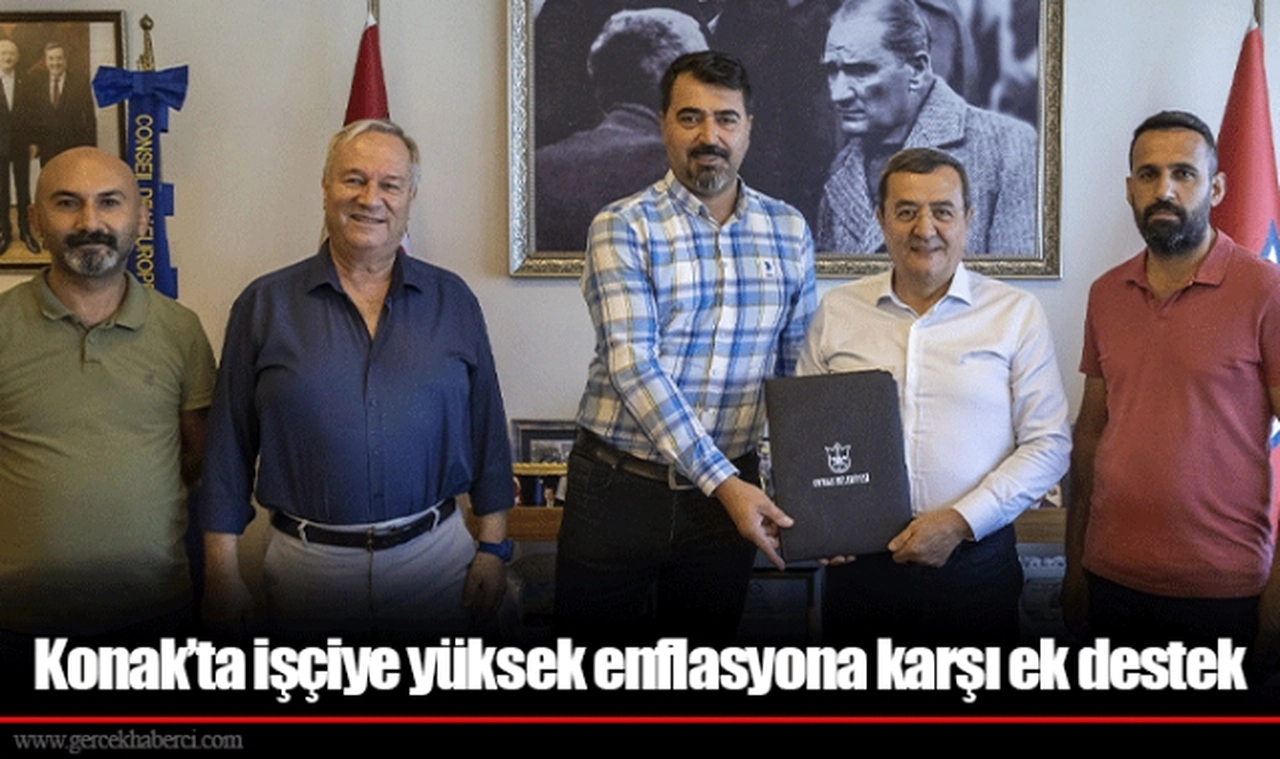 Konak’ta işçiye yüksek enflasyona karşı ek destek