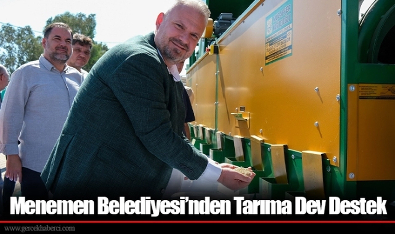 Menemen Belediyesi’nden Tarıma Dev Destek