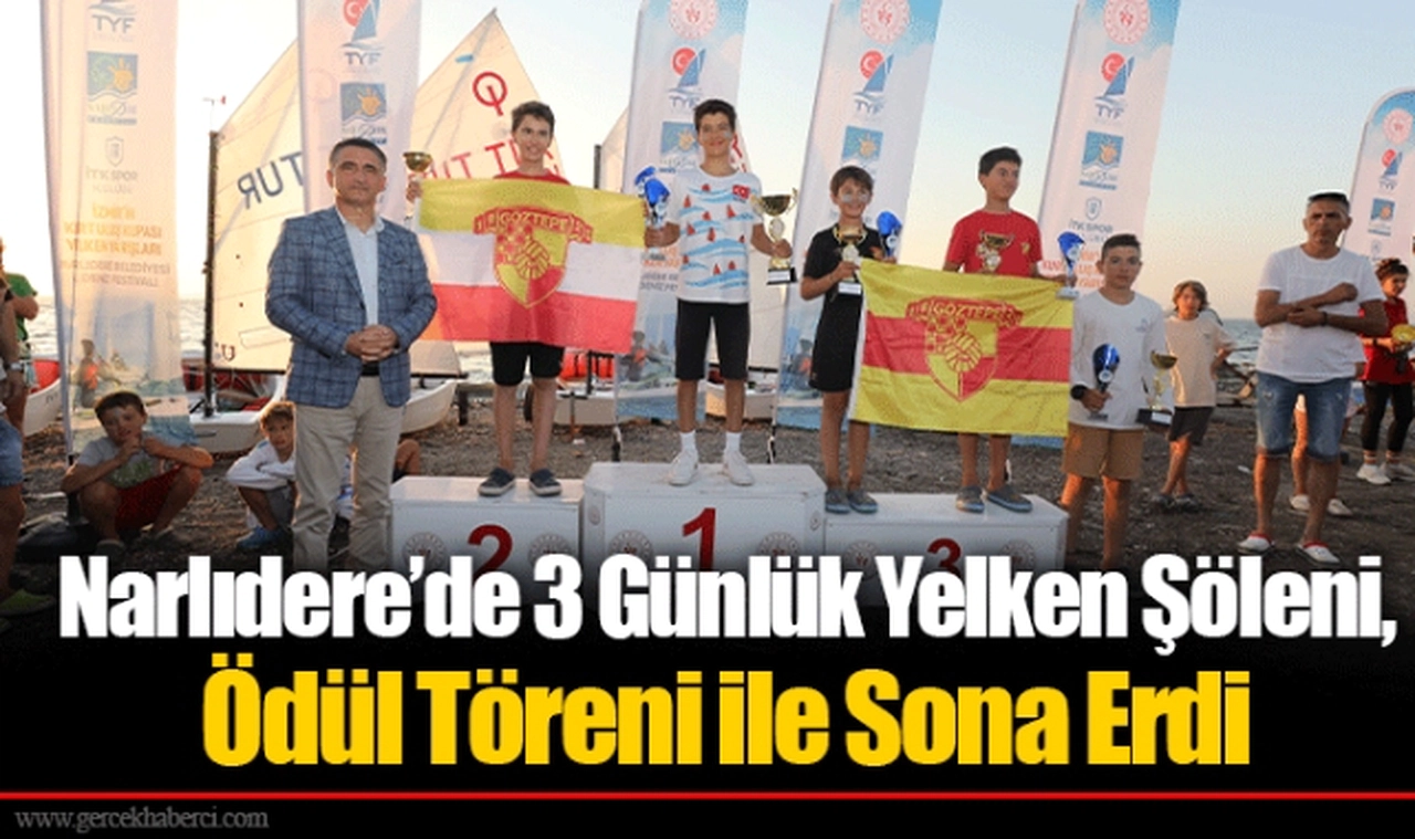 Narlıdere'de 3 Günlük Yelken Şöleni, Ödül Töreni ile Sona Erdi