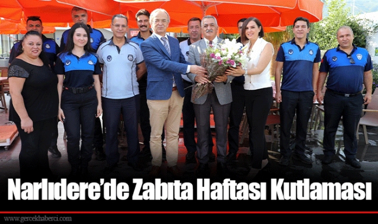 Narlıdere’de Zabıta Haftası Kutlaması