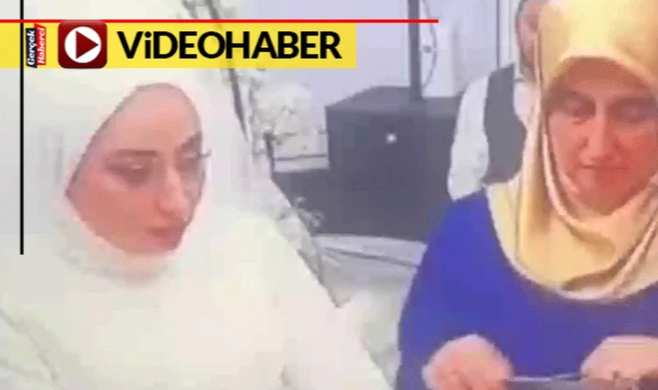 Salonda koşturan çocuk gelinin duvağını böyle çıkardı
