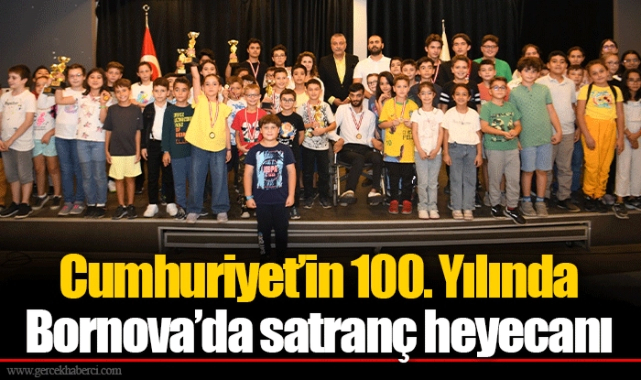Cumhuriyet’in 100. Yılında Bornova’da satranç heyecanı
