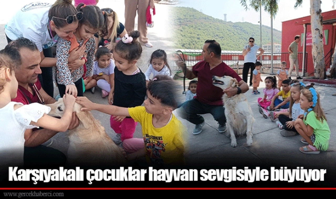 Karşıyakalı çocuklar hayvan sevgisiyle büyüyor