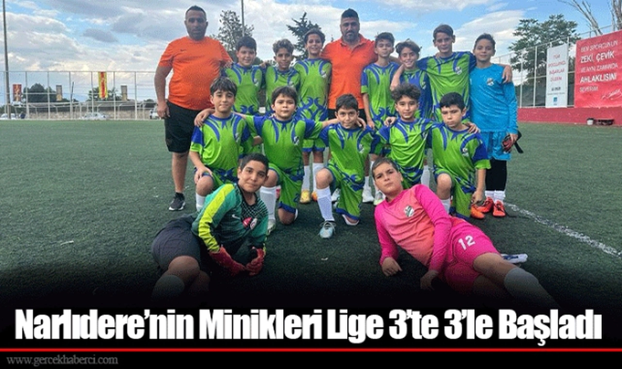 Narlıdere’nin Minikleri Lige 3’te 3’le Başladı