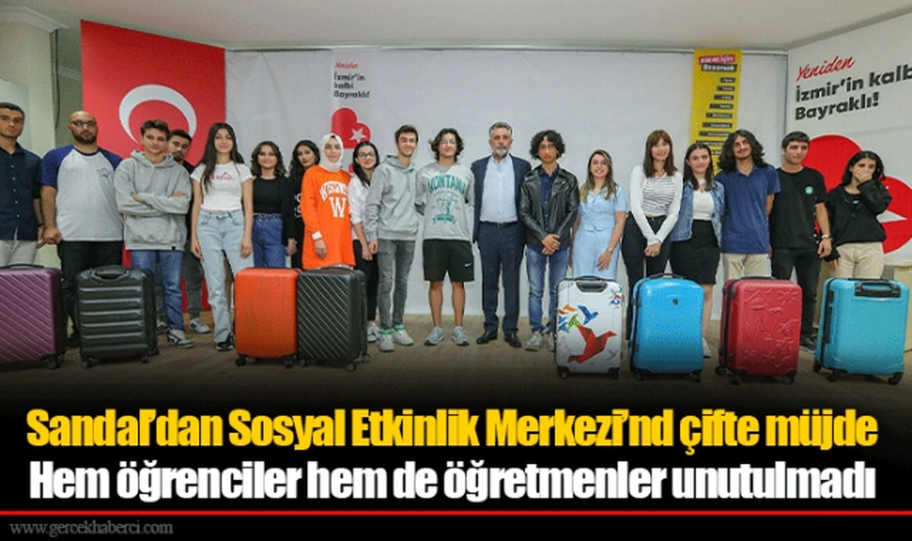 Sandal’dan Sosyal Etkinlik Merkezi’nde çifte müjde