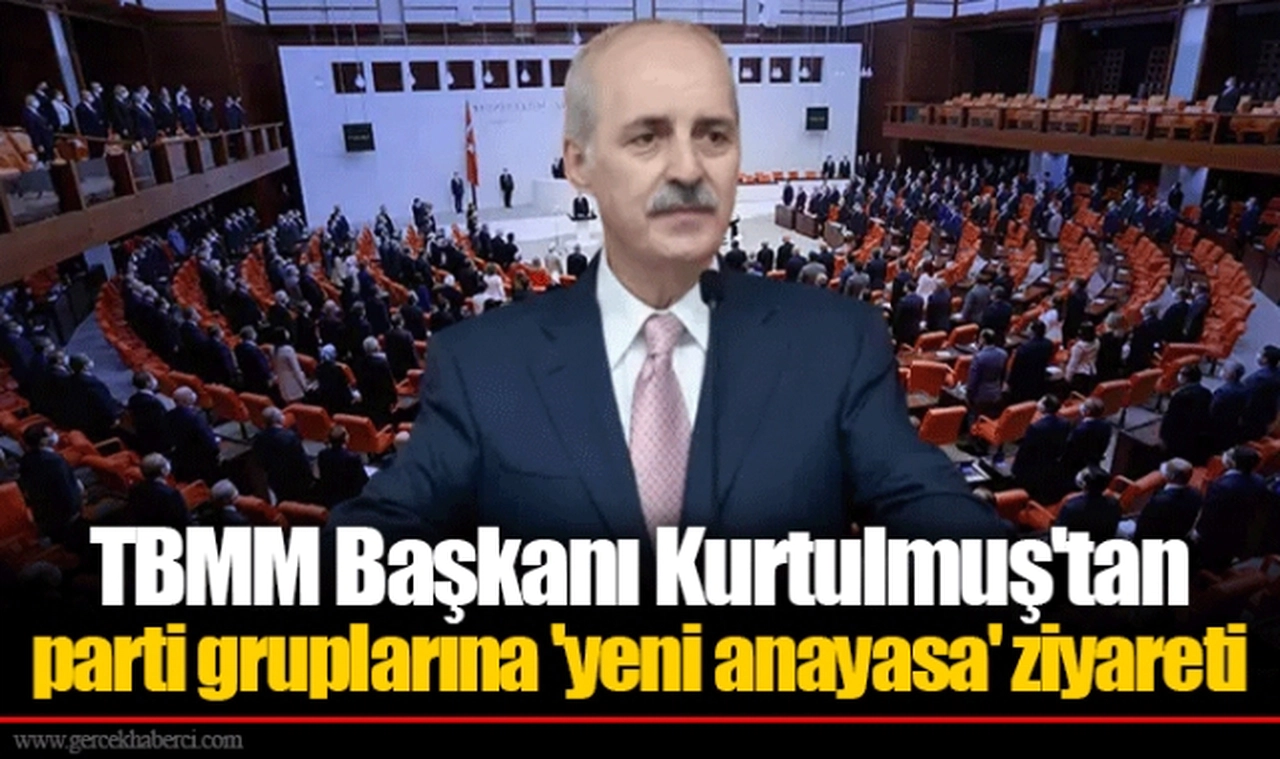 TBMM Başkanı Kurtulmuş'tan parti gruplarına 'yeni anayasa' ziyareti