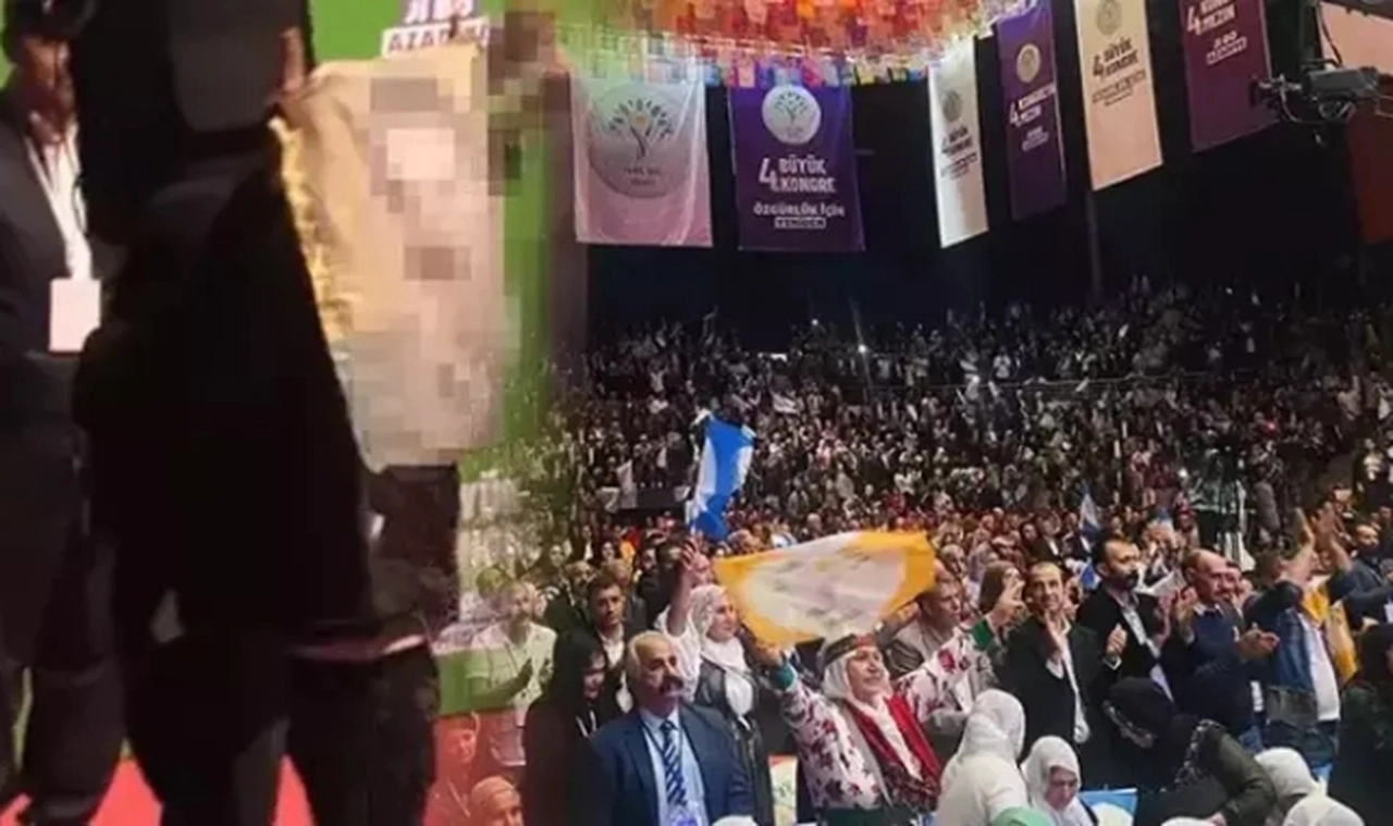 Yeşil Sol Parti kongresinde poster soruşturmasında bir tutuklama