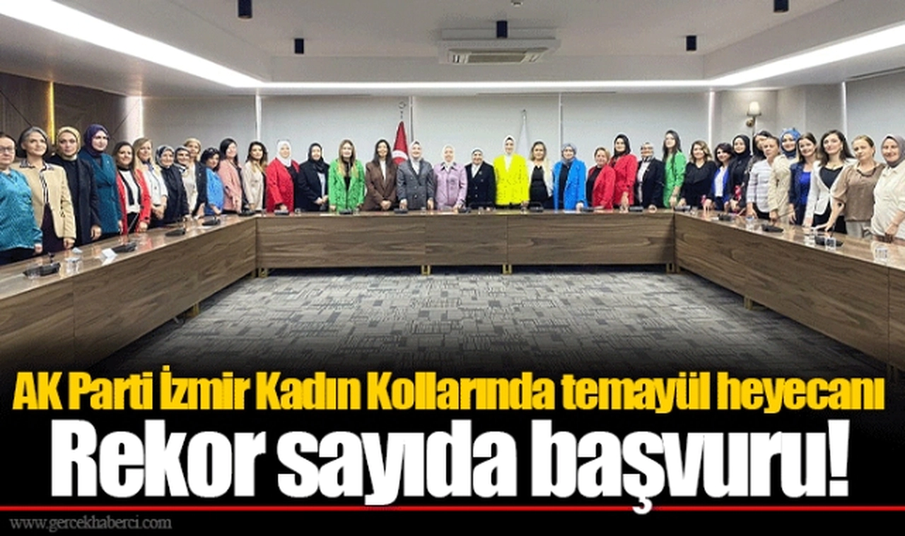 AK Parti İzmir Kadın Kollarında temayül heyecanı