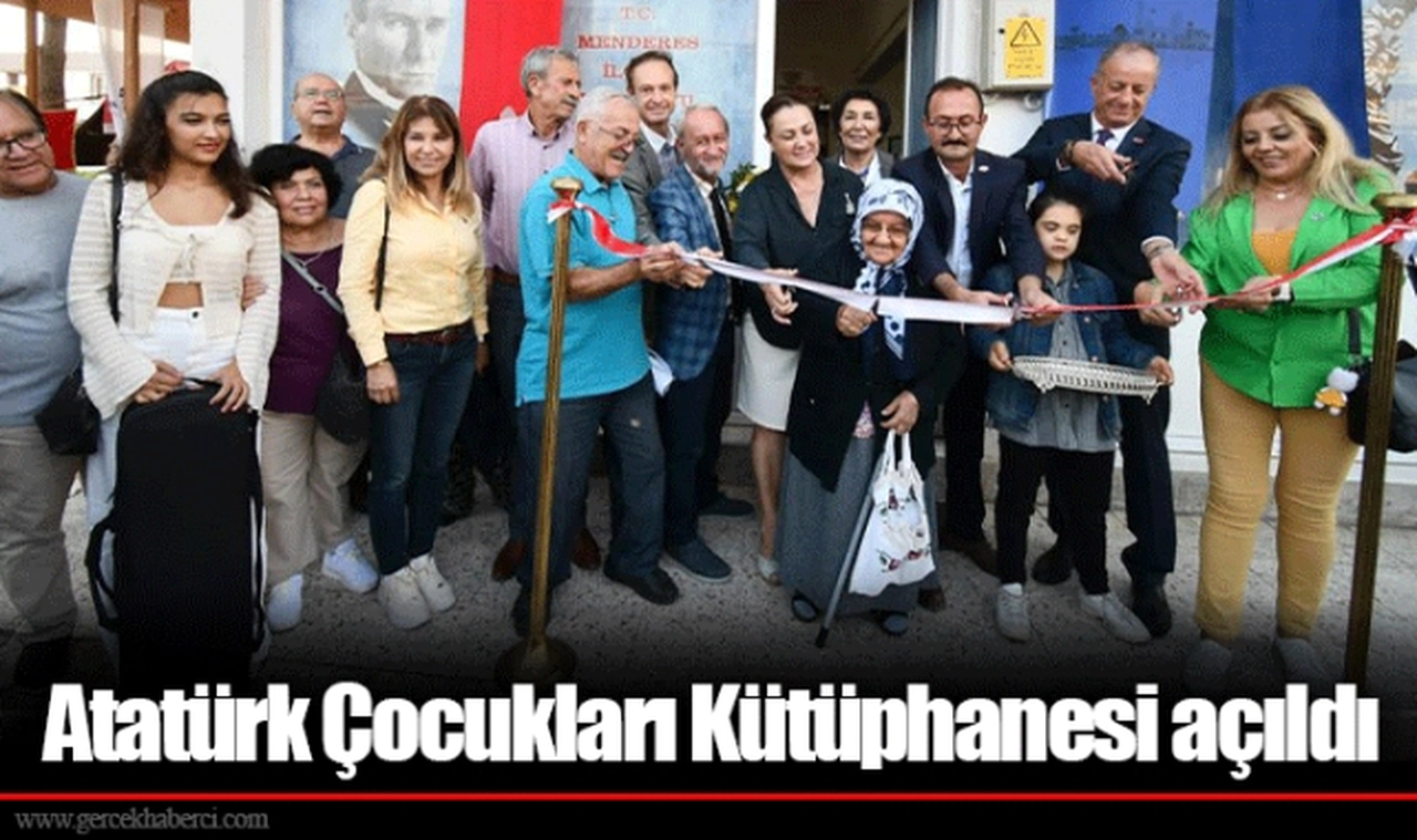 Atatürk Çocukları Kütüphanesi açıldı