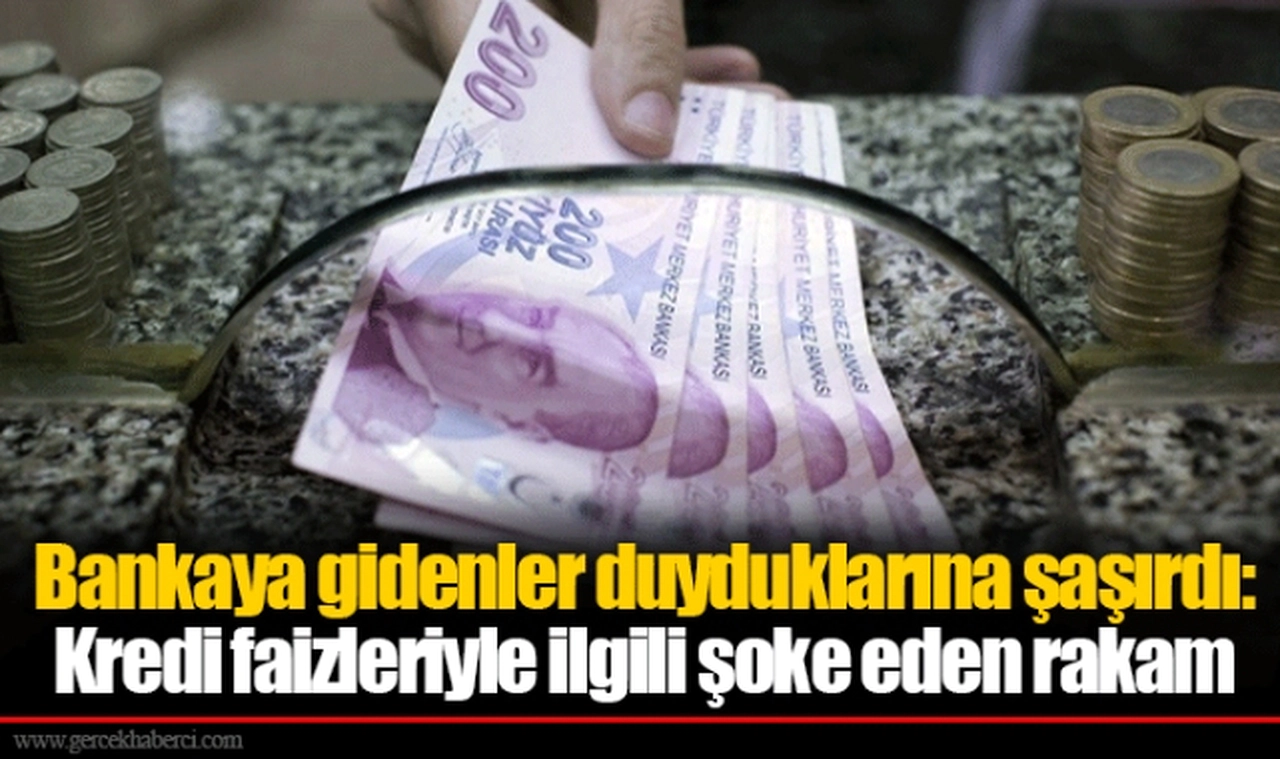 Bankaya gidenler duyduklarına şaşırdı: Kredi faizleriyle ilgili şoke eden rakam