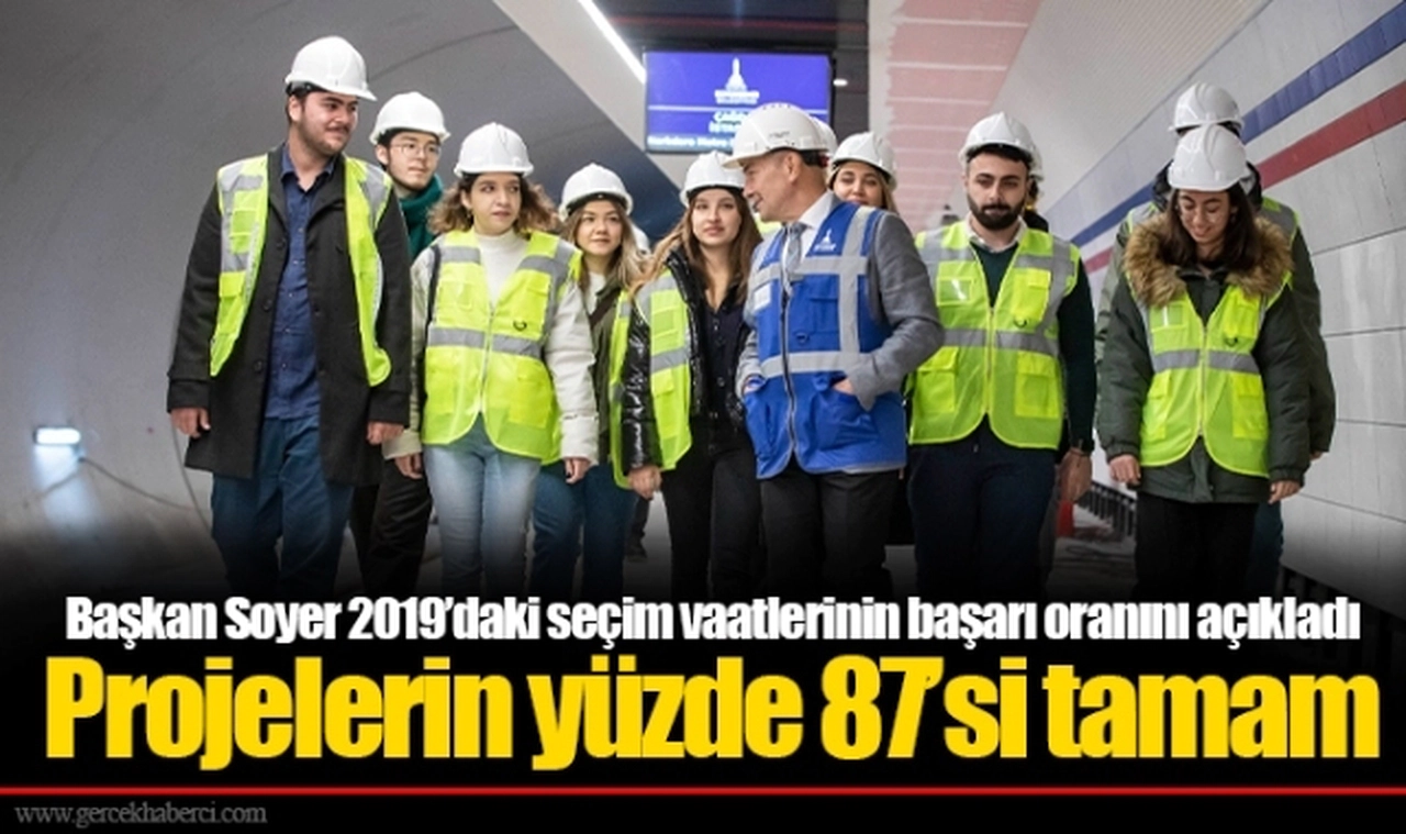 Başkan Soyer 2019’daki seçim vaatlerinin başarı oranını açıkladı